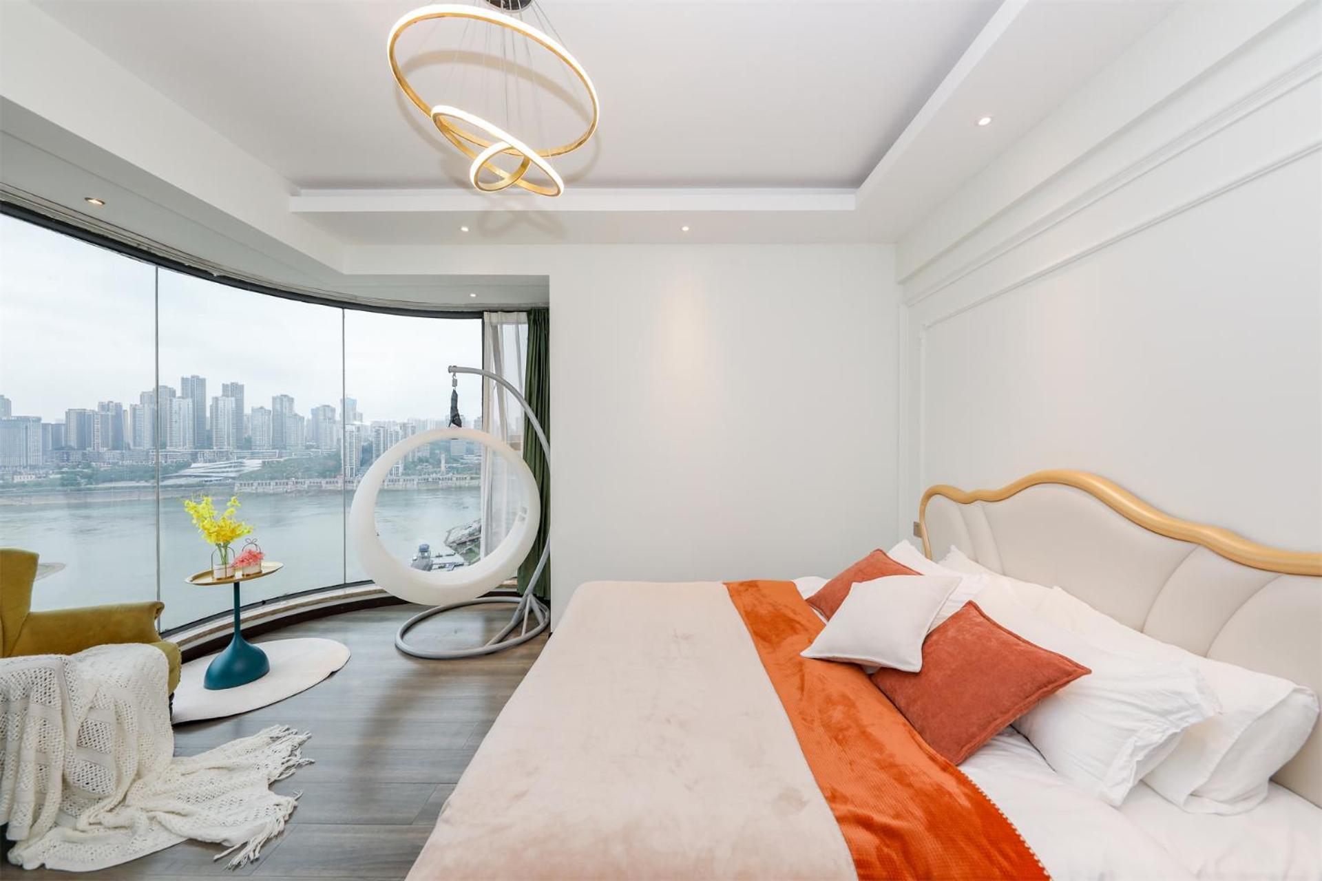 Baihong Riverview Apartment-Hongya Cave Chongqing Eksteriør billede